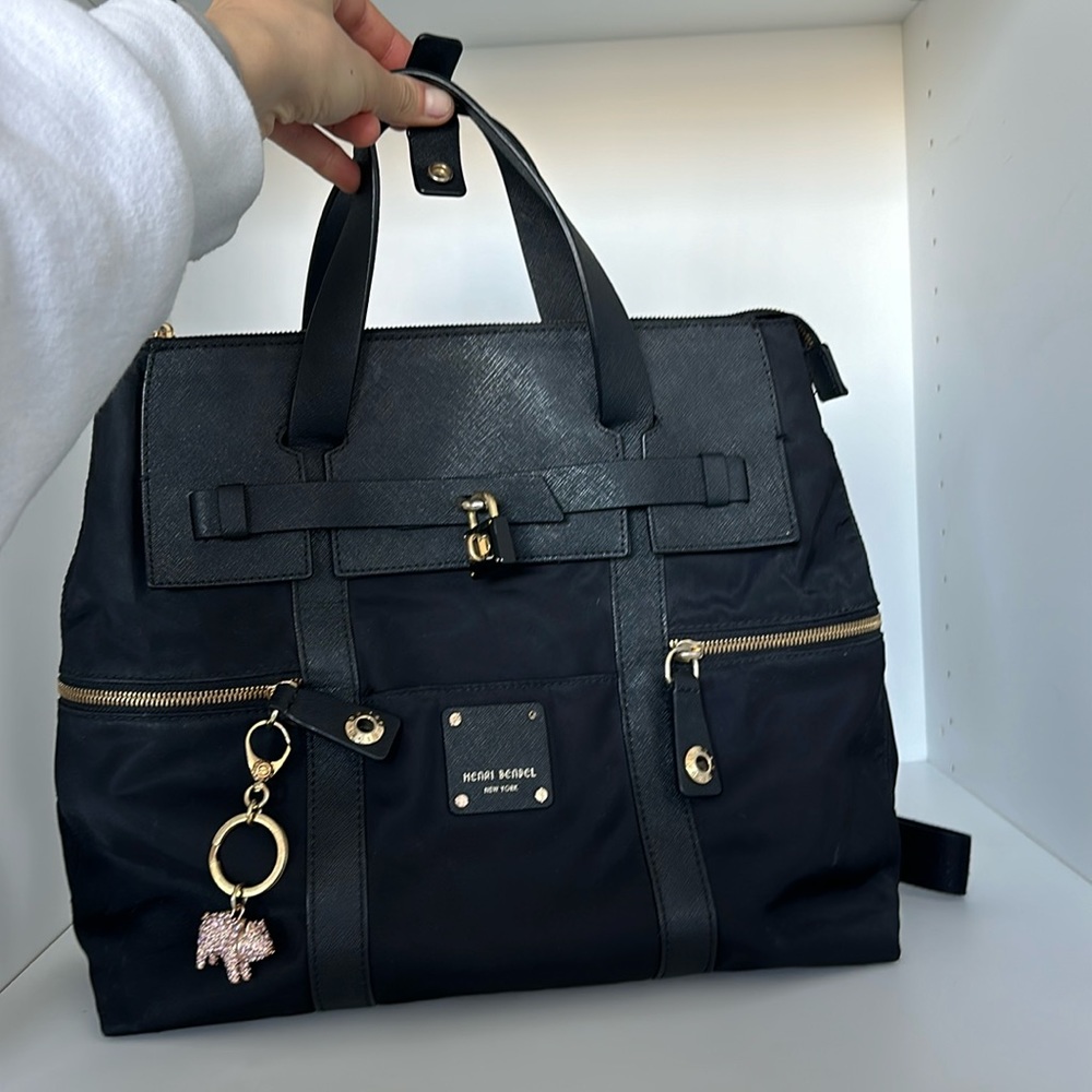 Henri Bendel Satin Backpack